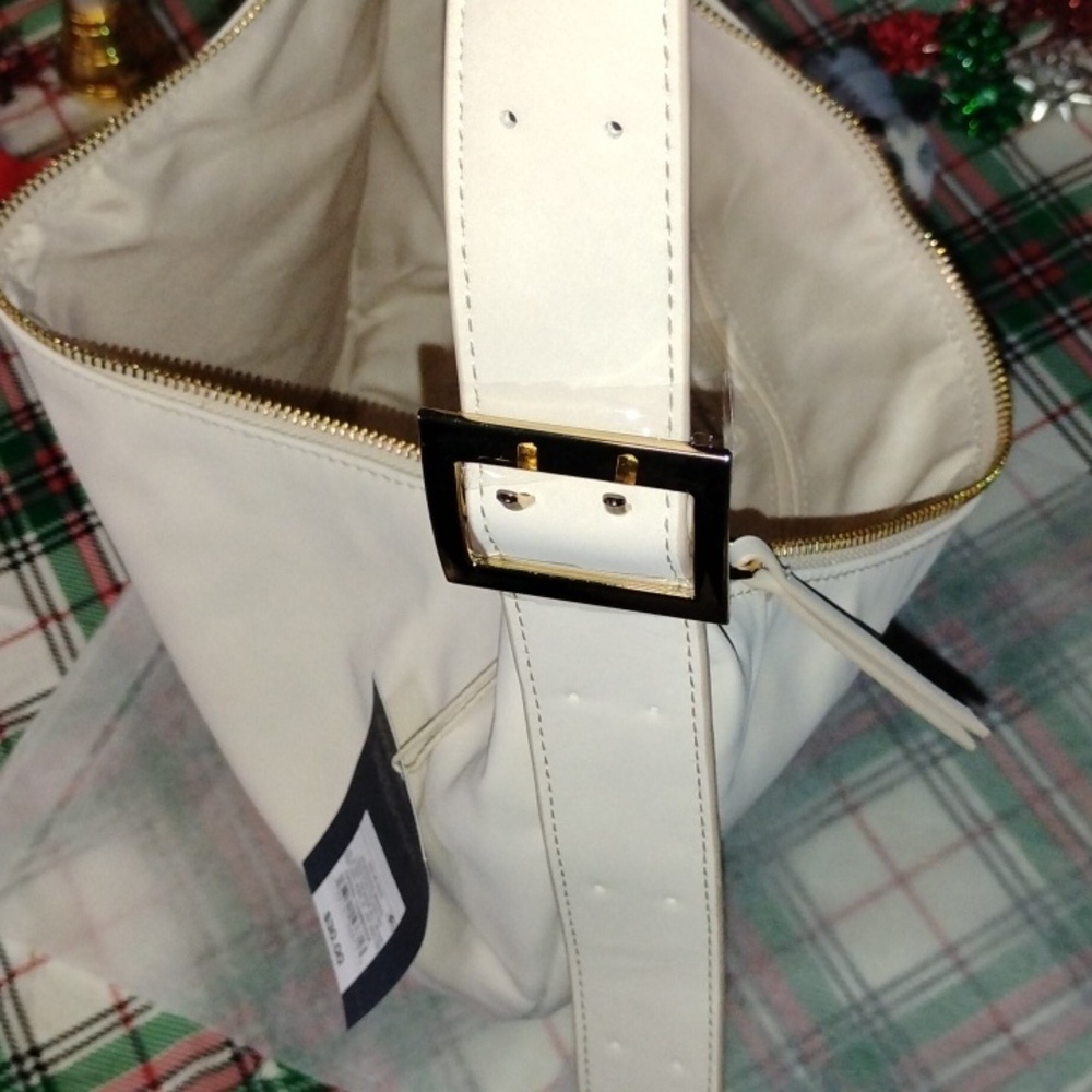 Cream Shoulder Bag Universal Thread - Picture 2 of 9